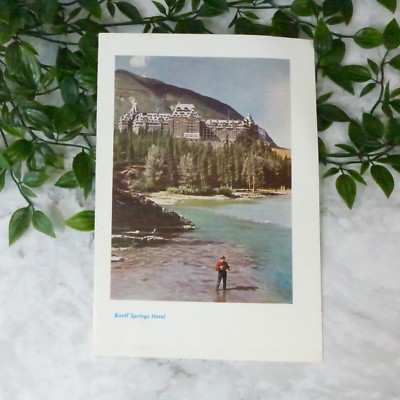 Vintage 1952 BANFF Canadian Pacific Springs Hotel Qualitäts-Papiermenü 9,75''