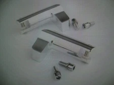 BIG DOG MOTORCYCLES 2008-11 PITBULL POL PASSENGER PEG CLEVIS SET W/ HARDWARE