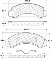 Posi-quiet Extended Wear W/shims & Hardware Fits 1991-1994 Mazda Navajo B2300 B3 on sale Posi-quiet Extended Wear W/shims & Hardware Fits 1991-1994 Mazda Navajo B2300 B3 on sale