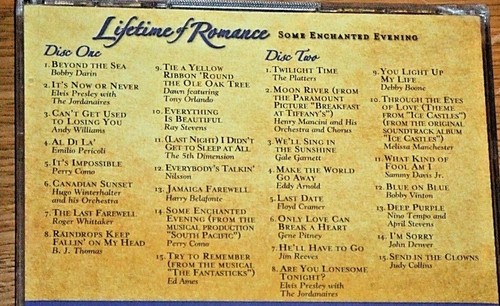 CD BY TIME LIFE "LIFETIME OF ROMANCE " SOME ENCHANTED EVENING TWO DISK SET - Picture 2 of 3