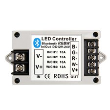 Bluetooth LED Controller for RGBW LED Strip Light APP Control for iOS Android