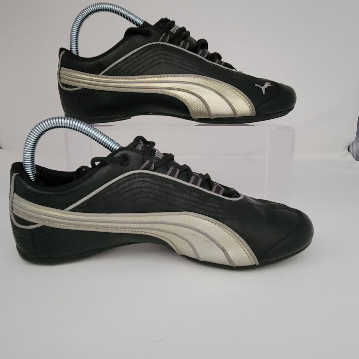 Puma Black-Silver Eco Ortho lite Size Womens Very Good Pre-owned  Condition
