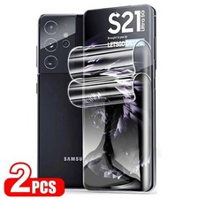 2 Pack For Samsung S25/S24/S23 FE/S26 Ultra Full Cover Screen Protector Hydrogel