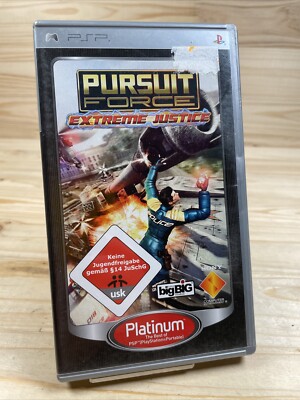 Sony PSP Spiel   Pursuit Force - Extreme Justice #B30#1