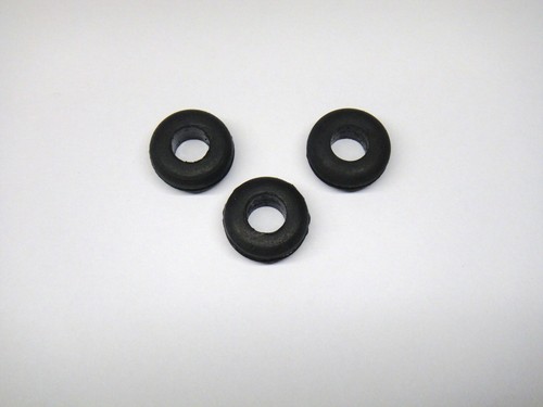 3 RUBBER GROMMETS FOR GARRARD 301, 401 MOTOR/CHASSIS SUSPENSION