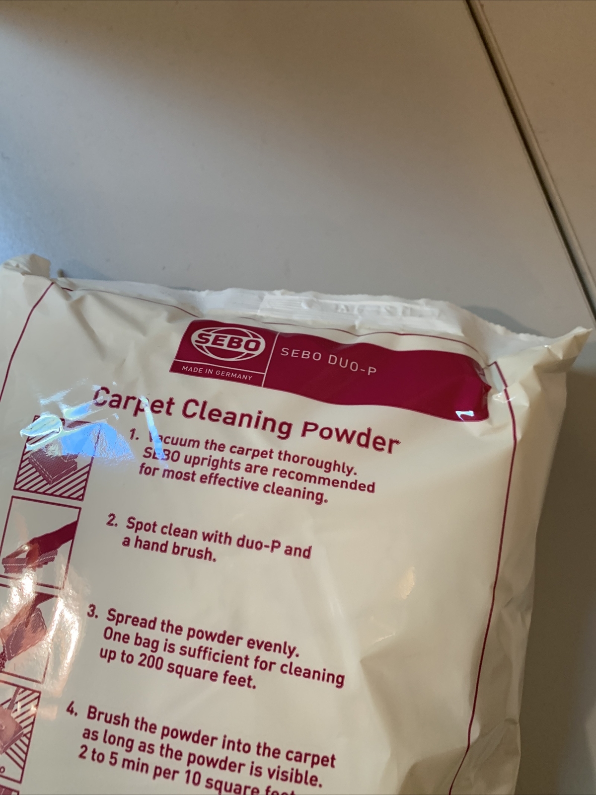 1 BAG 1.1 lbs GENUINE SEBO DUOP Carpet Cleaning Powder Part 0472AM eBay