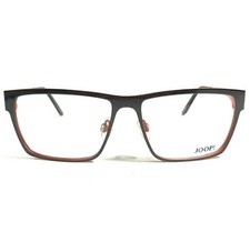 Joop Eyeglasses Frames MOD.83172-862 Matte Cement Black Gray Orange 55-15-140
