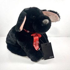 Two Blind Brothers Beacon The Guide Dog Plush Stuffed Animal Black Braille
