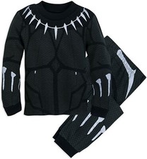 Marvel Black Panther Long Sleeve Tight Fit Pajama Set Boy Size 5