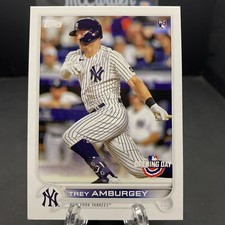 2022 Topps Opening Day Base #140 Trey Amburgey - New York Yankees RC 