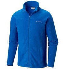 Columbia Youth Blue Full Zip Fleece Sweatshirt Jacket, Large 14/16
