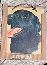 Black Lab Dog Slate Wall Hanging Sign 8x10 Evergreen Enterprises Robert May 232