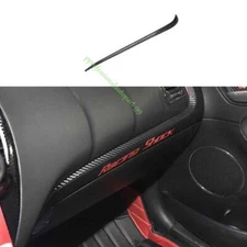For Kia Forte K3 2014-2018 Real Carbon Fiber Co-Pilot Instrument Dash Strip Trim