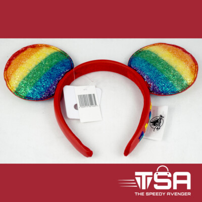 Disney Store Mickey Mouse Rainbow Disney Ears Headband For Adults s-l400.jpg main image 4