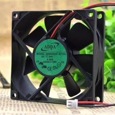 ADDA AD0824UX-A71GL 8025 DC24V 0.26A 8CM 2-Pin Cooling Fan