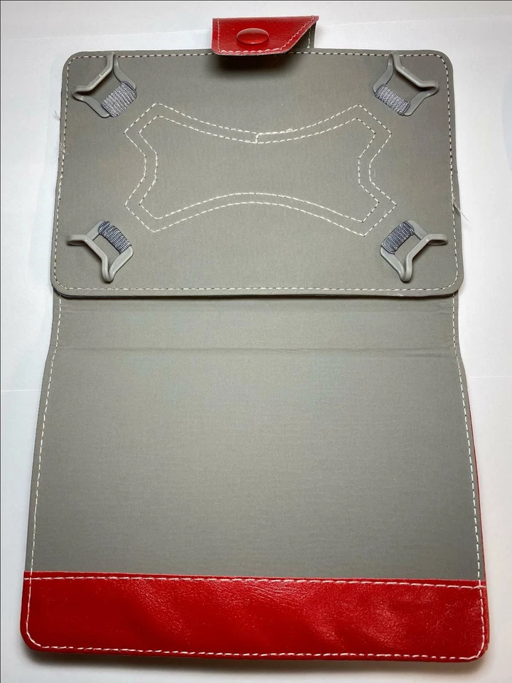 Red Multi Angle PU Leather Case Stand for 7" Tablet MID Google Android 4.0 PC - Image 4 of 4