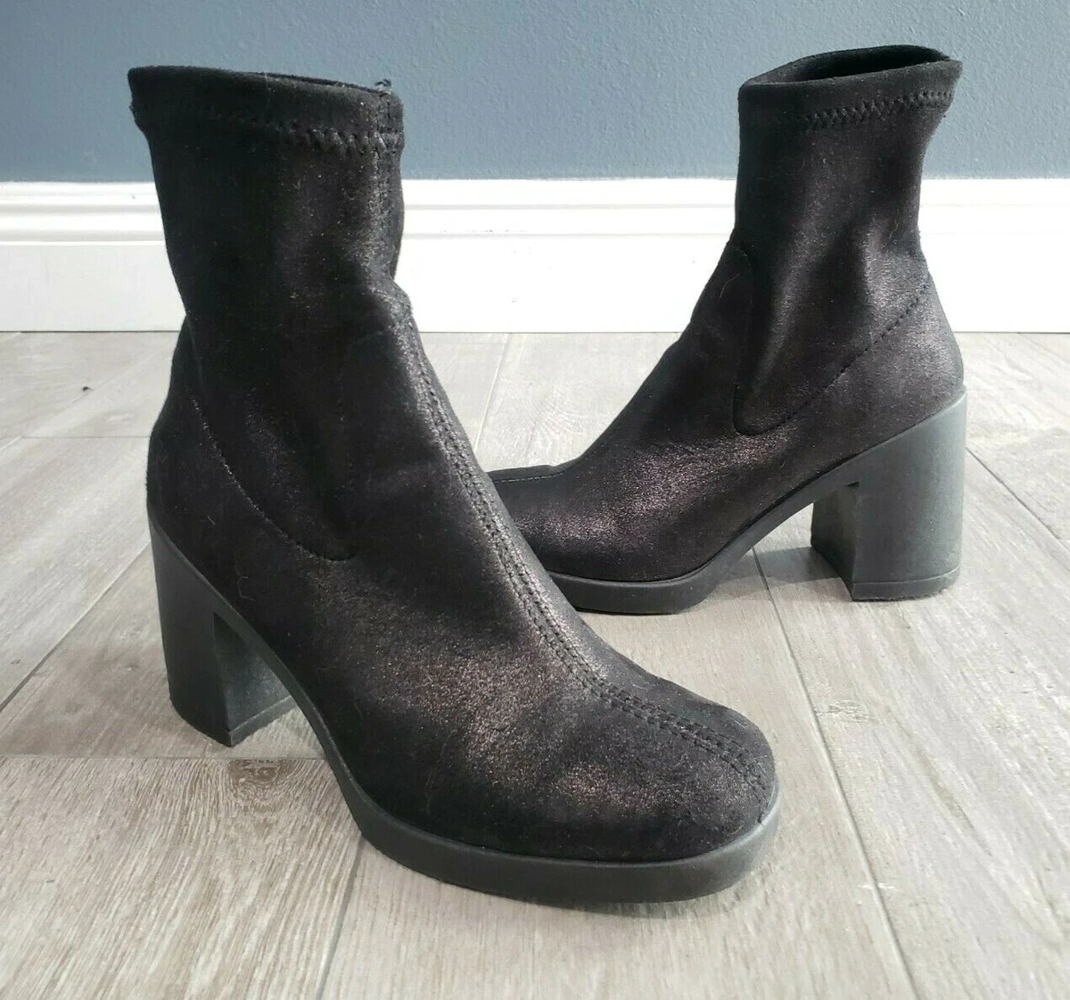 Topshop black sock clearance boots