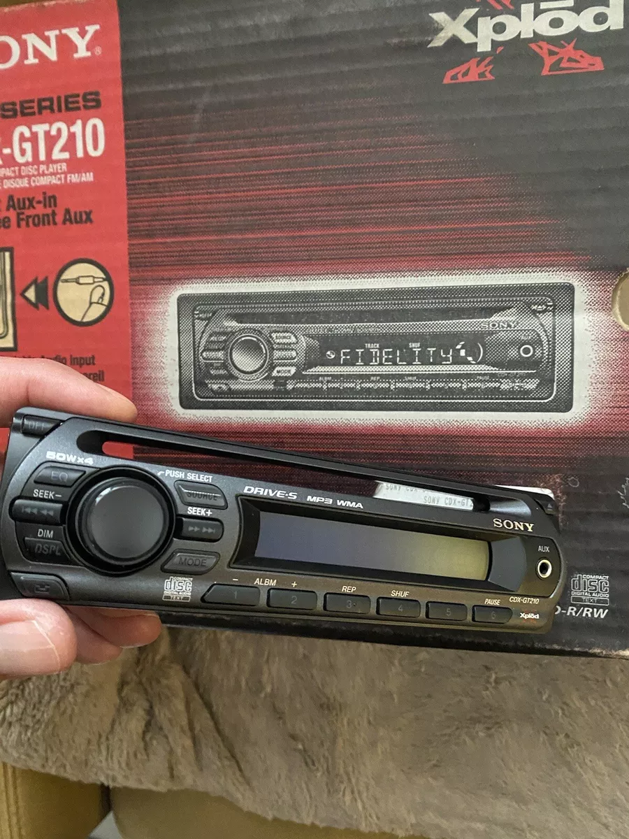 SONY XPLOD CDX-GT210 STEREO RADIO AM FM CD PLAYER | EBay