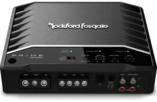 Rockford Fosgate R2-500X1 RB 500 Watt RMS Monoblock Class D Subwoofer Amplifier