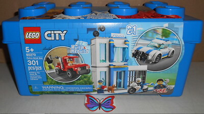 NEW LEGO CITY POLICE STATION BRICK BOX 