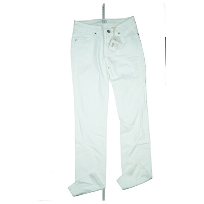 Tom Tailor Casual Stretch Jeans Regular Rise Skinny Practice W27 L34 White NEW