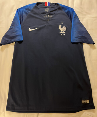 2018 BNWOT Nike France Home Jersey 1 Star World Cup Winner 893872