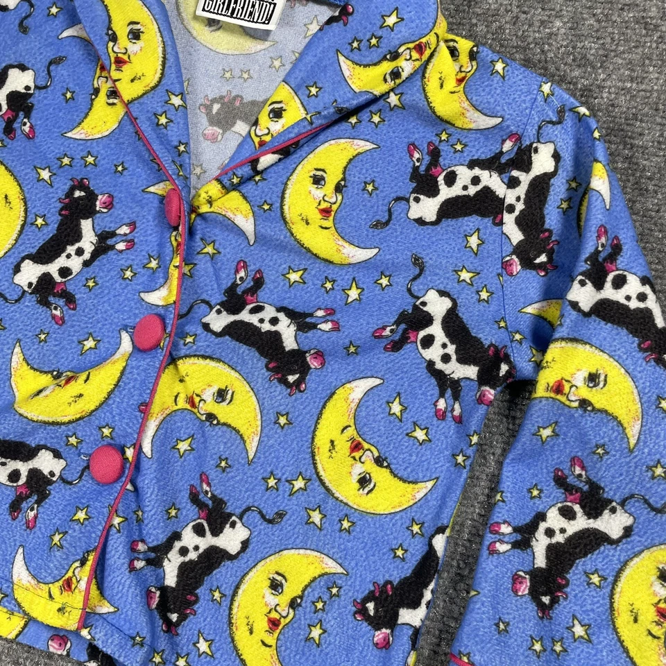 Joe Boxer 2 Piezas Pijama Vaca Luna Dormir Niña Niños Jóvenes Talla 6 Pijamas Foto 3 de 4