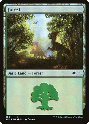 MTG Forest (Rainbow Foil) Secret Lair x KEXP 2080 NM | eBay