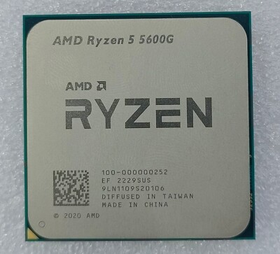 CPU AMD Ryzen 5 5600G APU Amazon.com: AMD Ryzen™ 5 5600G 6-Core 12-Thread Desktop
