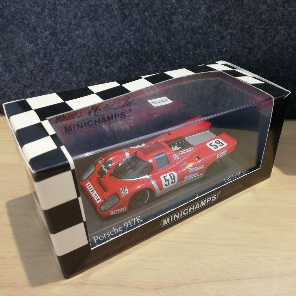 ミニカー MINICHAMPS Porsche 917K 1/43 1/43 MINICHAMPS Porsche 917K 1970 GP de Many Cours #59 Red w