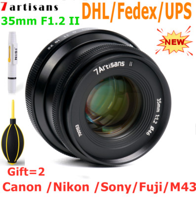 7artisans 35mm F1.2 II Manual Focus Large Aperture Lens for Canon Sony Fuji M4/3
