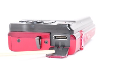 Nikon Coolpix S6200 Red Excellent+5 16.0MP Compact Digital Camera