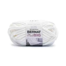 Bernat Plush Big Yarn 8.8oz "True White"