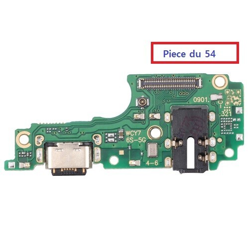 Connecteur De Charge + Jack + Micro Pour Oppo A53S 5G / A74 - Pièce De Rechange