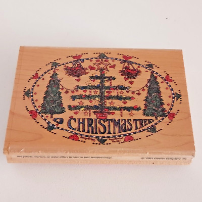 Hampton Art Stamps K1275 O Christmas Tree The Lynn Parker Collection 2001