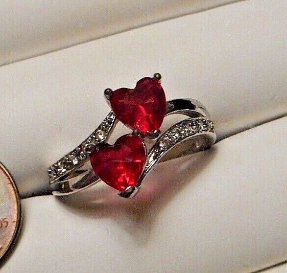Sweetheart rings cheap 2 hearts