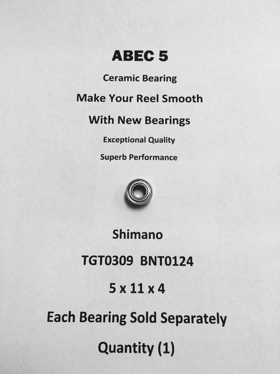 boca bearings shimano curado 300e Shimano Curado 300E TGT0309 BNT0124 ABEC5 Ceramic Bearing 5x11x4 #07