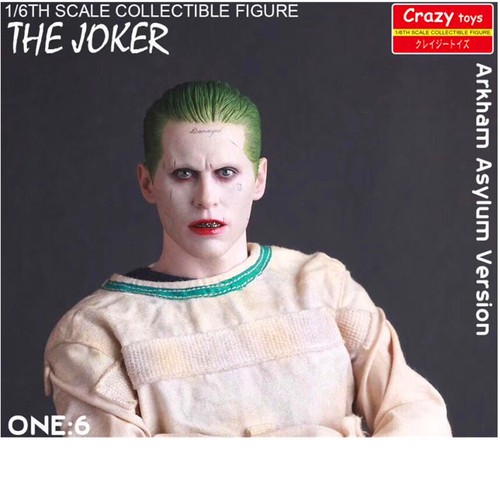 Crazy Toys Joker Arkham Asylum 1:6 12" Clothed Action Figure Collection New - Picture 6 of 8