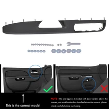 Front Driver Side Door Armrest Repair Black for Chevy Tahoe Silverado 2010-2014