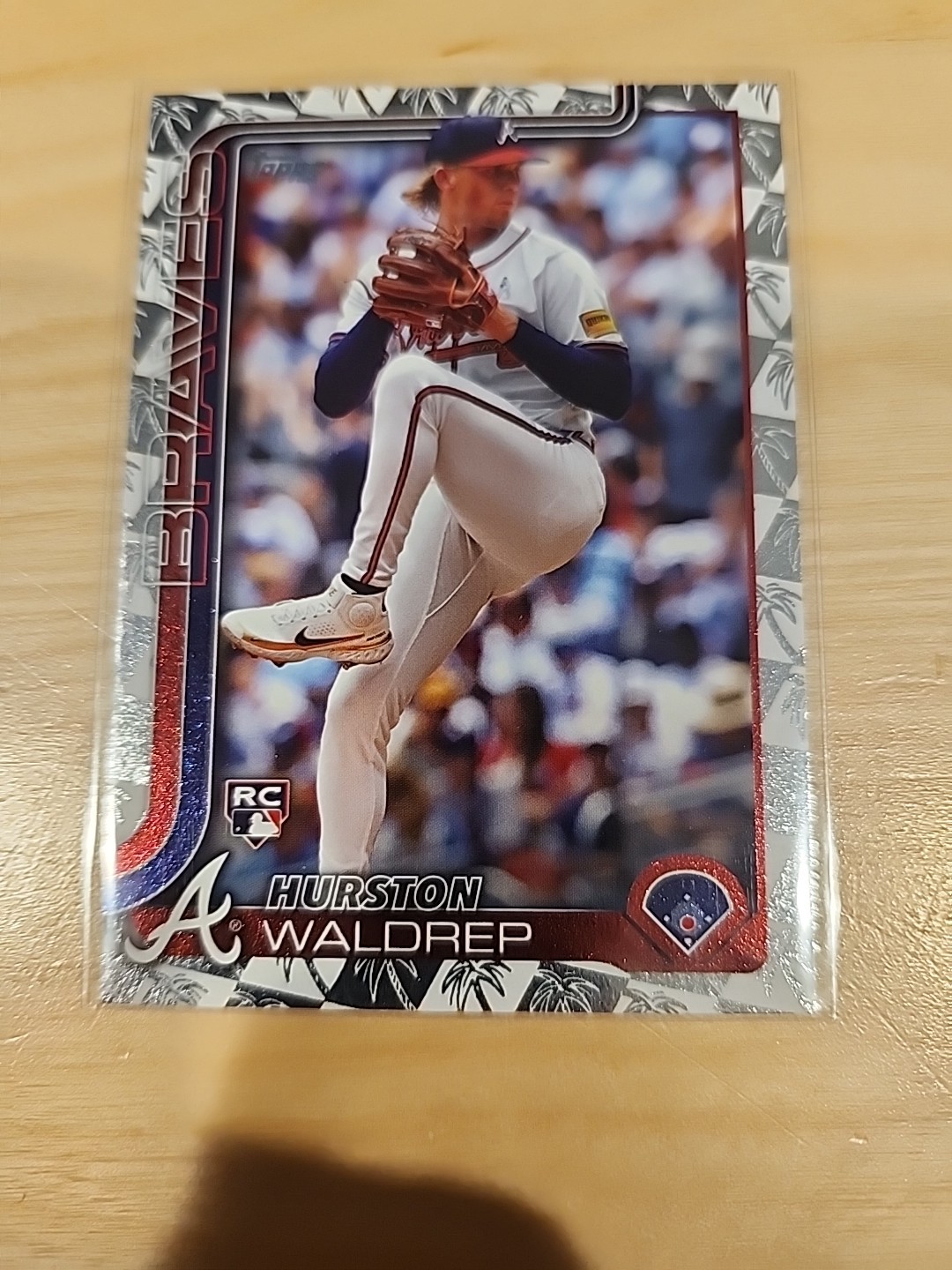 2025 Topps Baseball Cactus Spring Training Foil # 253 Hurston Waldrep RC