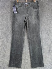 Armani jeans corduroy trousers W32/L32 Black slim straight stretch new with tag