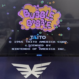 Bubble Bobble (Nintendo NES, 1988) Authentic | Tested/Working