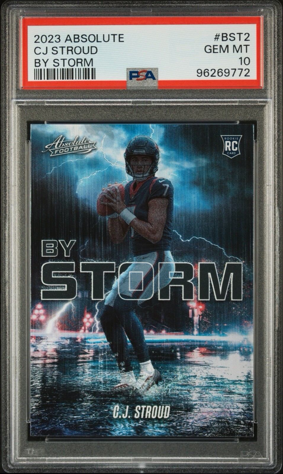 2023 Panini Absolute By Storm #BST2 CJ Stroud RC PSA 10