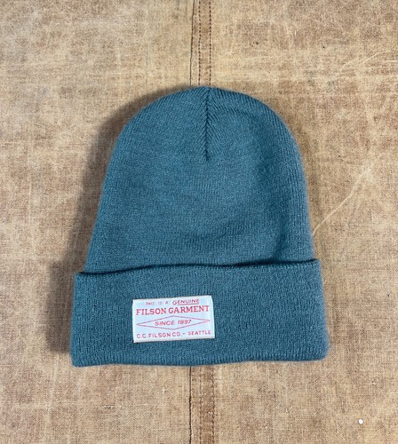 Filson Ballard Watch Cap Beanie Acrylic Green Hat OSFA