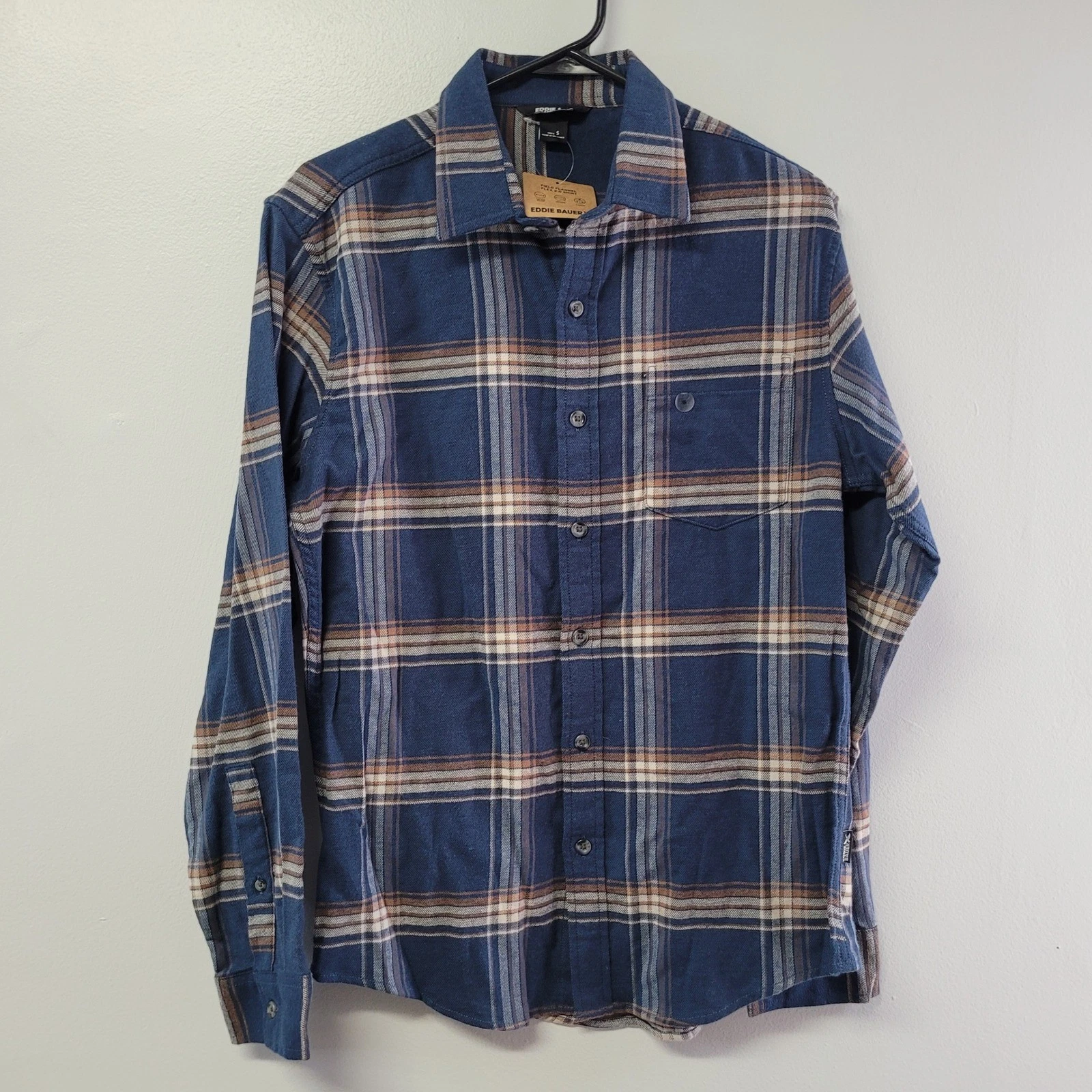 Eddie Bauer Mens Field Flannel Flex 2.0 Shirt Blue Plaid Small
Opens in a new window or tab