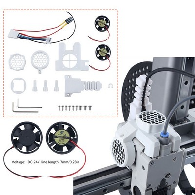 Ersatz Extruder Schrittmotor Kühllüfter Kit Zubehör Für A1/A1 Mini 3D-Drucker