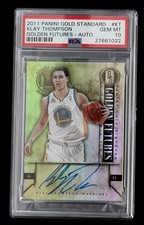 2011 Panini Gold Standard Golden Futures auto Klay Thompson RC PSA 10 pop 6
