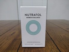 Nutrafol Women's Balance Hair Growth Supplement 120 Count, New Sealed