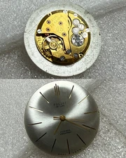 USSR POLJOT de LUXE movement 2209 caliber Gold Plated watch mechanism. FOR PARTS
