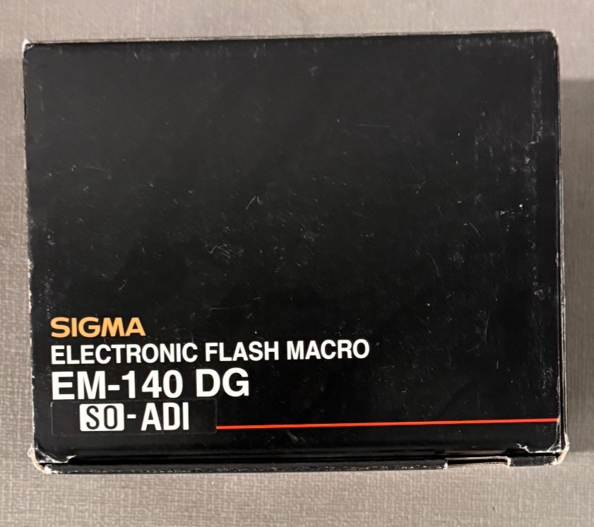 Sigma EM-140 DG S0-ADI Macro Flash for SONY - NEW BOXED
